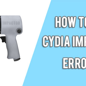 cydia impactor error