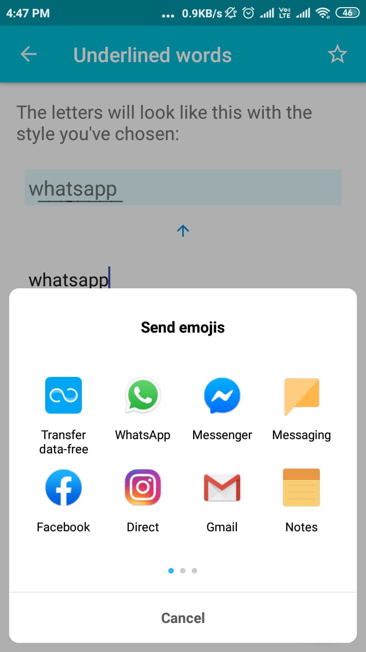 whatsapp text formatting