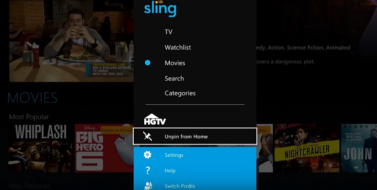 sling tv for xbox one