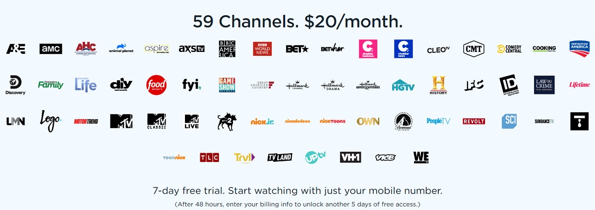 Philo TV Channels