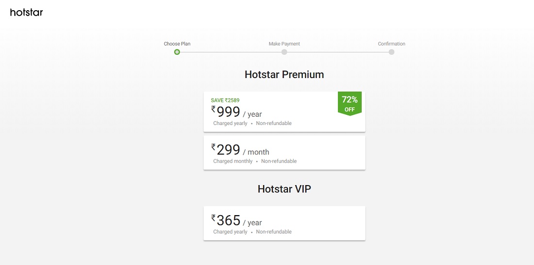 Get Hotstar Premium