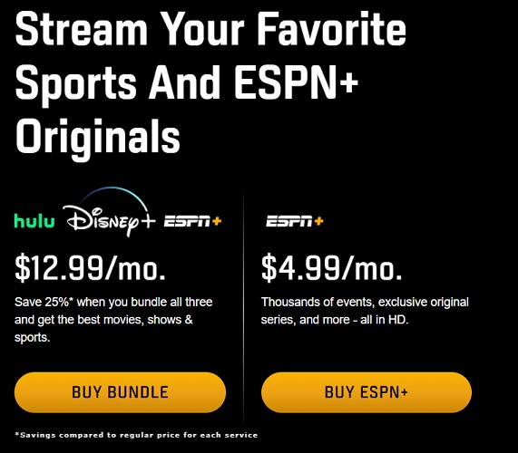 Get ESPN plus on ps4