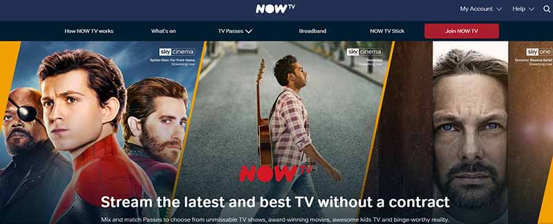 Sign Up for NOW TV