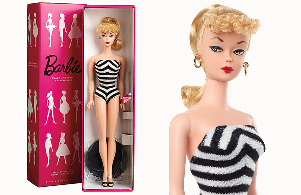 Original 1959 Barbie @lisatexas / @toysruscanada / Pnterest.com