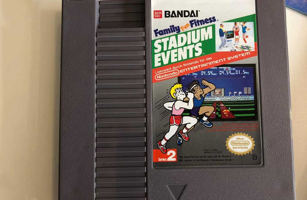 Stadium Events Video Game for Nintendo @COLLECTORVAULT / Facebook.com