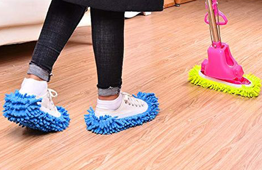 Mop Shoe Covers @Home Improvement / Pinterest.com