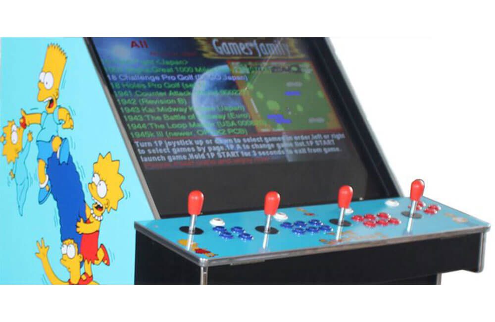 The Simpsons Game Arcade Cabinet @Veronica Hauad / Pinterest.com
